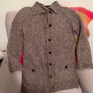 Lands End Wool Cardigan